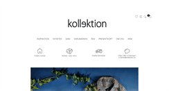 Desktop Screenshot of kollektion.se
