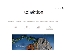 Tablet Screenshot of kollektion.se